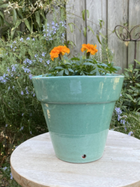 Hangende bloempot Alqueva / mint turquoise / groot