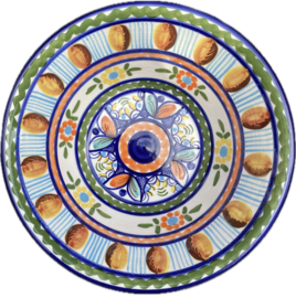 Ronde diepe schaal medium Ø22,5x8cm (pa4)