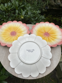 Reliëf bloem bord Ø21cm / Spaanse Margriet (R.25)