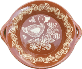 Ronde schaal met handgrepen Ø40x7cm