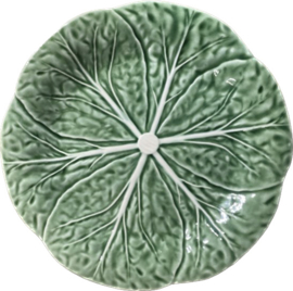 Bord groen Ø19cm koolbladeren collectie Bordallo Pinheiro (BP-11307)