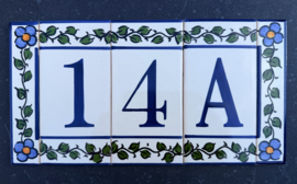 Keramische tegel Lisboa / letter A (15x7,5cm)