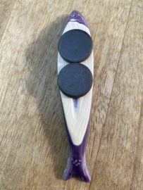 Koelkastmagneet sardine indigo 11x2cm
