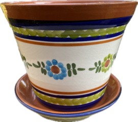 Bloempot met schotel (klein)