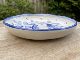 Ronde schaal met lage gebogen rand Ø16,5cm / Douro Azul (R.562p)