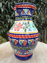 Schenkkan "Monsaraz" | Kleurrijk Bloemmotief | Handgemaakt Portugees Aardewerk | 1 Liter