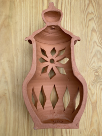 Wandlantaarn terracotta Alte 28x14cm (R-C26)