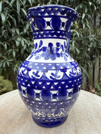 Schenkkan "Monsaraz" | Klassiek Blauw Bloemmotief | Handgemaakt Portugees Aardewerk | 1 Liter