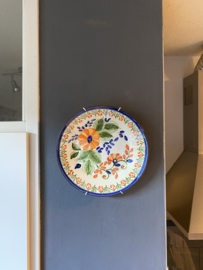 Bord met bloemen Ø24cm (jc-p4)