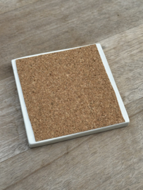 Handbeschilderde Onderzetter Trindade | Luxe 9mm Keramiek | 9,5 x 9,5 cm