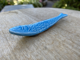 Koelkastmagneet sardine zeeblauw 11x2cm