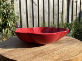 Medium schaal rood Ø26x5cm tomaten collectie Bordallo Pinheiro (R-29005)