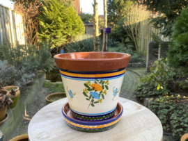 Bloempot met schotel (medium)