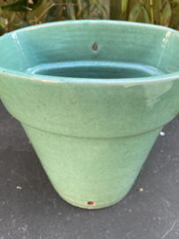 Hangende bloempot Alqueva / mint turquoise / groot