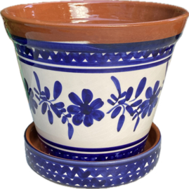 Bloempot met schotel (medium)