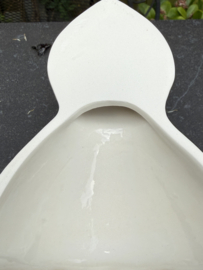 Portugese Wandlantaarn Coimbra | Handgemaakt Steengoed | Blauwe Vogel | 29 cm