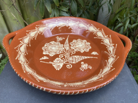Ronde schaal met handgrepen Ø40x7cm
