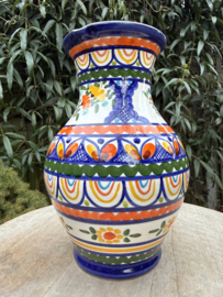 Schenkkan "Monsaraz" | Kleurrijk Bloemmotief | Handgemaakt Portugees Aardewerk | 1,4 Liter