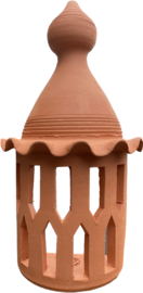 Wandlantaarn terracotta Ferragudo 34x17cm (R-C25)