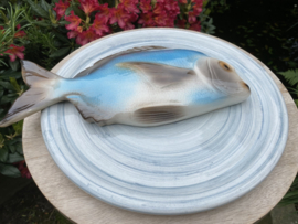 Steengrijs rond bord Ø30cm met geïntegreerde Calamus + gratis bordenspanner