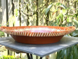 Ronde schaal met handgrepen Ø40x7cm