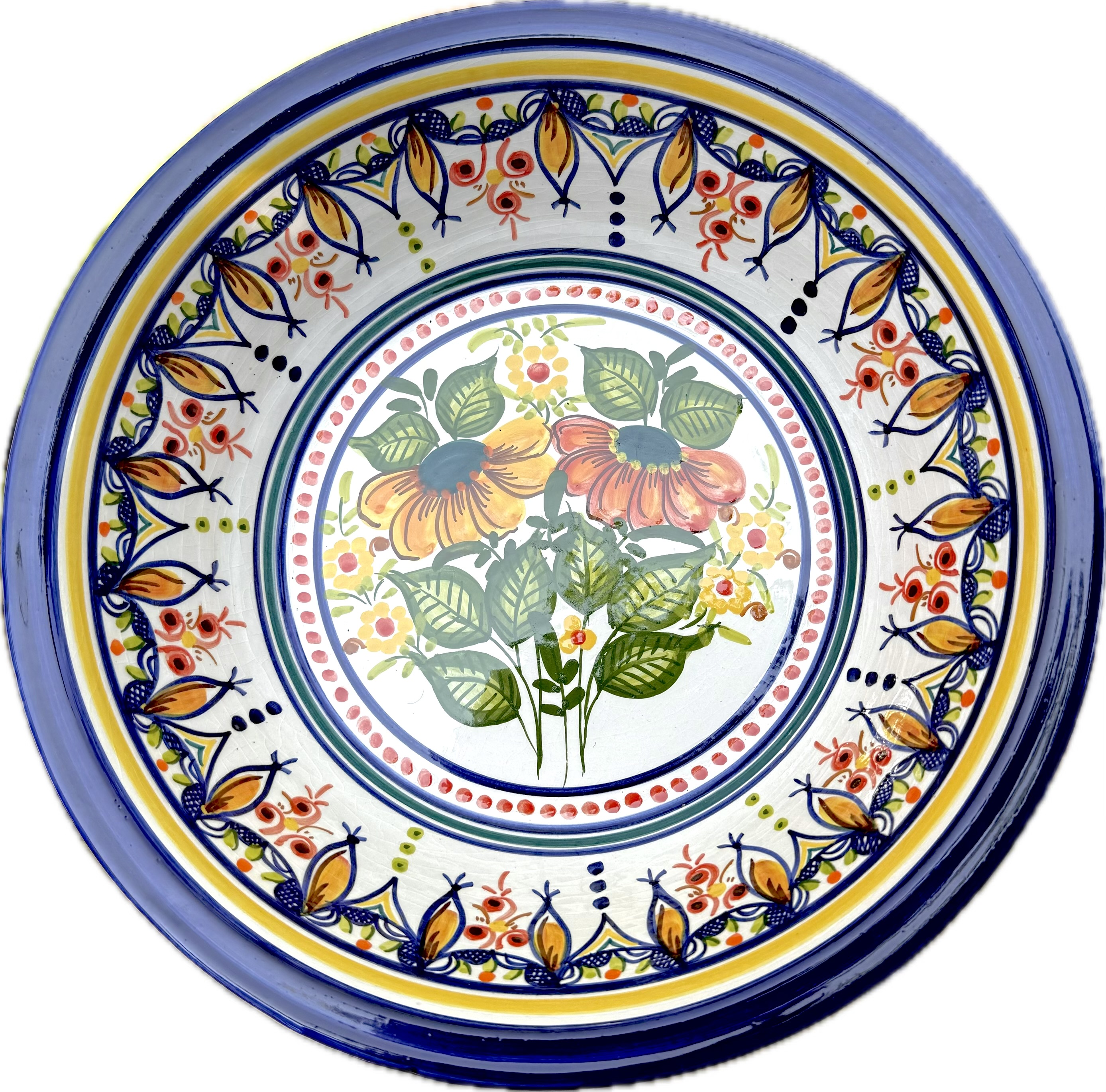Ronde diepe schaal groot Ø31x9cm (ps9)