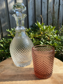 Waterglas roze (Diamond - bicos) / Vista Alegre