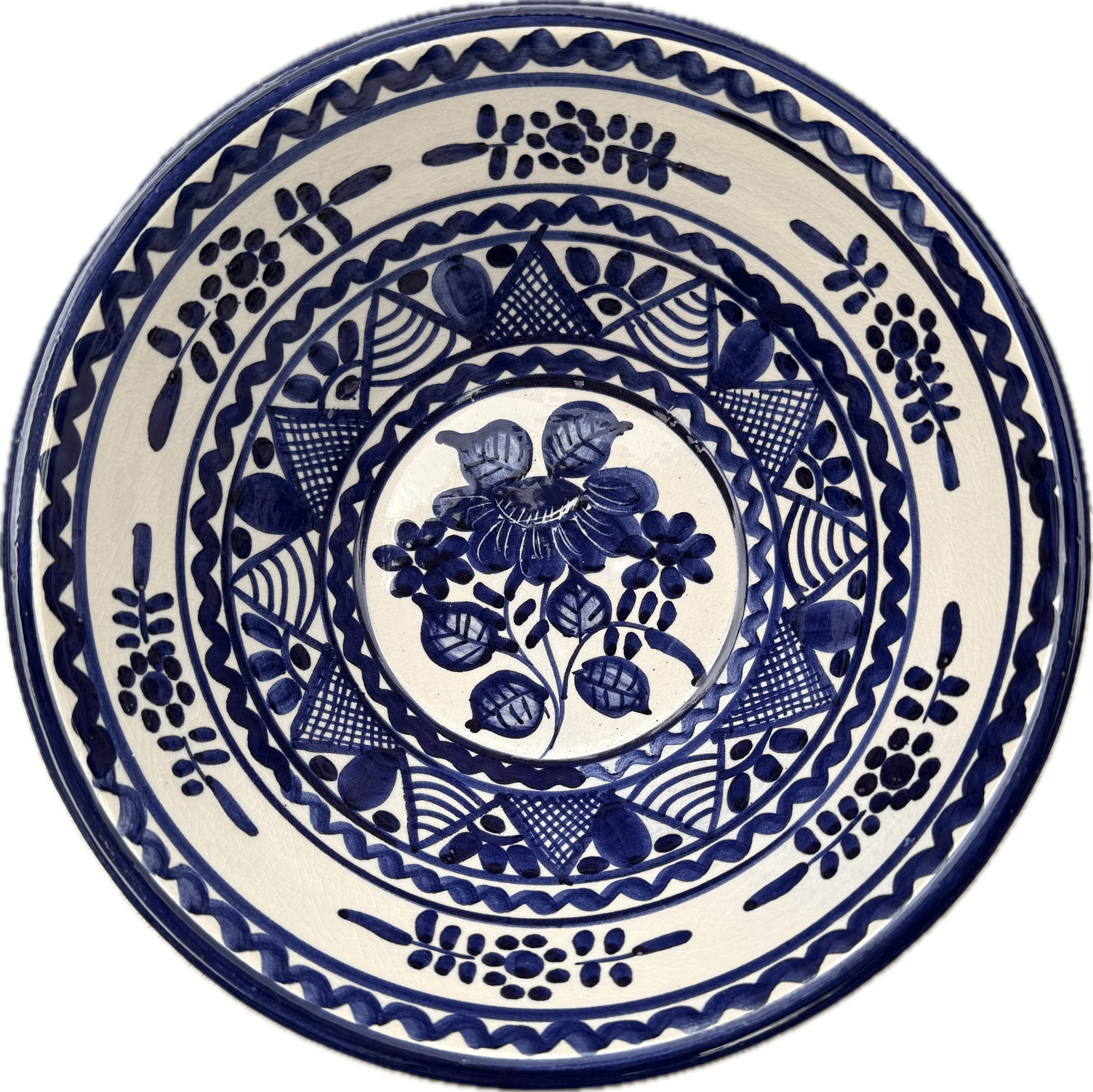 Ronde diepe schaal medium Ø22x8cm (p.a4)