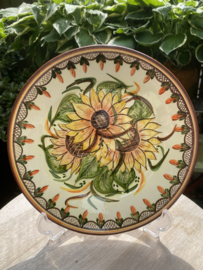 Bord met zonnebloemen Ø24cm (jc-p4)