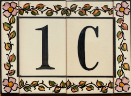 Keramische tegel Porto / letter C (15x7,5cm)