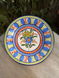 Portugees Tapasbordje Kleurrijk | Handgemaakt Keramiek Ø 18,5 cm