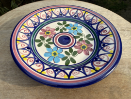 Portugees Tapasbordje Kleurrijk | Handgemaakt Keramiek Ø 18,5 cm