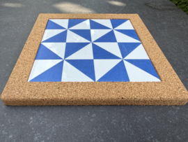 Portugese Kurken Onderzetter Braga – Keramische Tegel – 19,5 × 19,5 cm