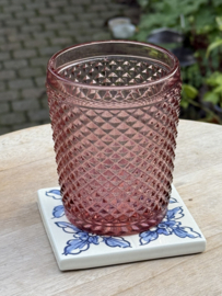 Handbeschilderde Onderzetter Trindade | Luxe 9mm Keramiek | 9,5 x 9,5 cm
