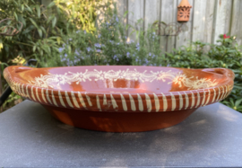 Ronde schaal met handgrepen Ø40x7cm