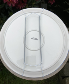 Diepzeeblauw rond bord Ø30cm met geïntegreerde Diepzeeroodbaars + gratis bordenspanner