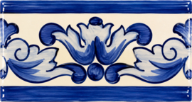 Keramische Randtegel Benagil Patroon | Voor Afwerking Wandtegels | 15 x 7,5 cm