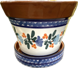 Bloempot met schotel (medium)