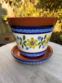 Bloempot met schotel (klein)