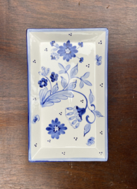 Langwerpige schaal met lage schuine rand 32x19cm / Douro Azul (R.145)