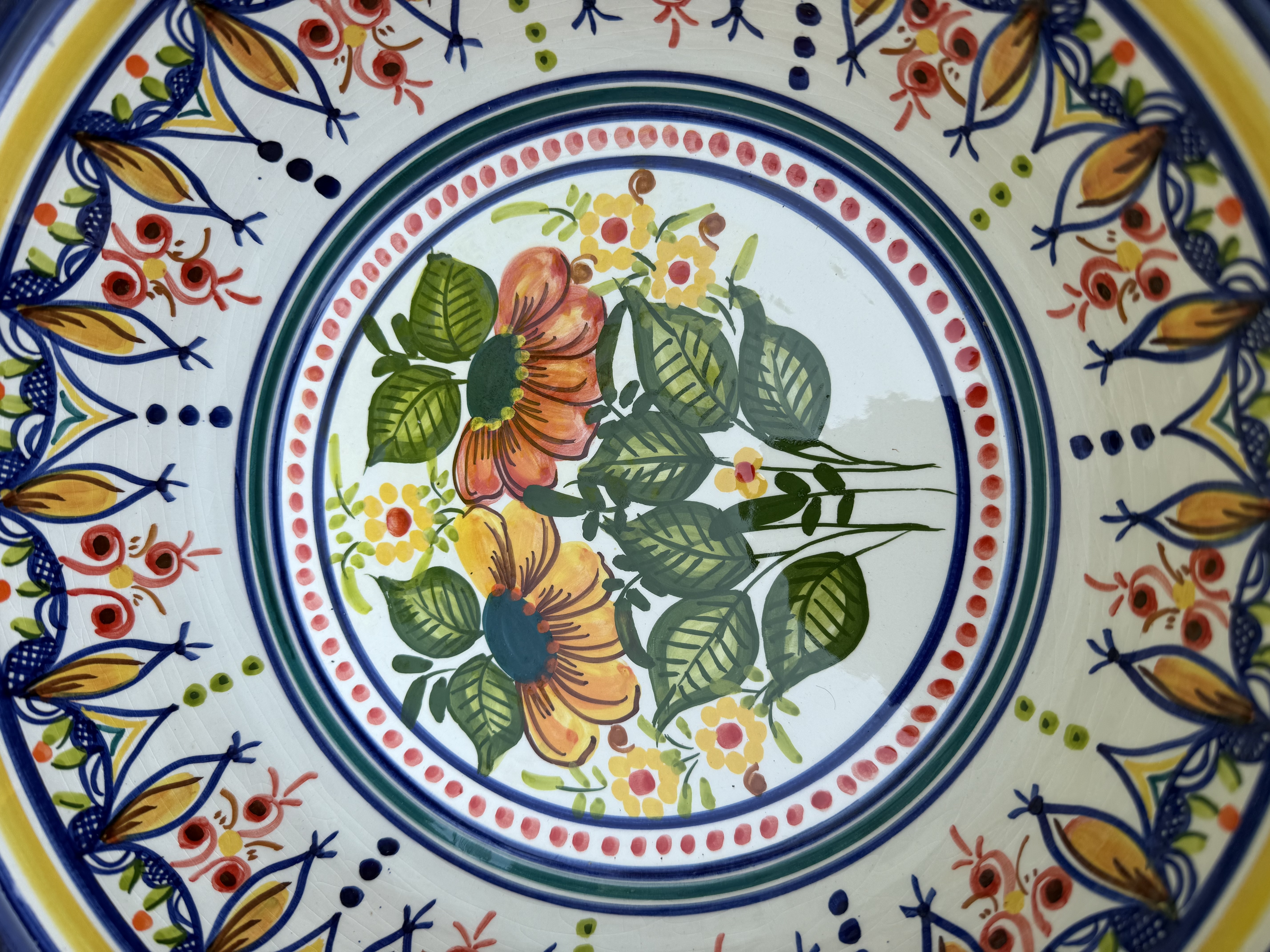 Ronde diepe schaal groot Ø31x9cm (ps9)