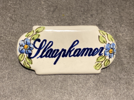 Keramisch deurbordje Slaapkamer (9x4,5cm)