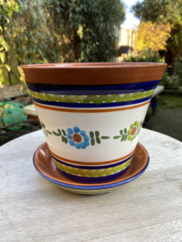 Bloempot met schotel (klein)