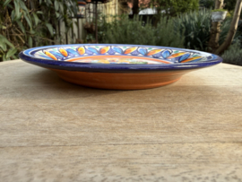 Portugees Tapasbordje Kleurrijk | Handgemaakt Keramiek Ø 18,5 cm