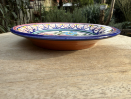 Portugees Tapasbordje Kleurrijk | Handgemaakt Keramiek Ø 18,5 cm