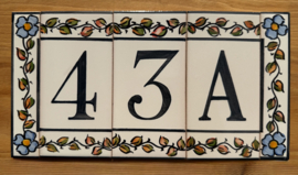 Keramische tegel Porto / letter A (15x7,5cm)
