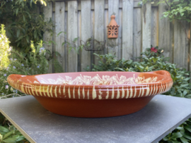 Ronde schaal met handgrepen Ø40x7cm