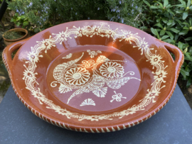 Ronde schaal met handgrepen Ø40x7cm