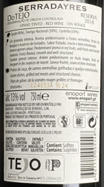 Serradayres Reserva 2018  / rode wijn