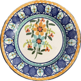 Portugees Tapasbordje Kleurrijk | Handgemaakt Keramiek Ø 18 cm